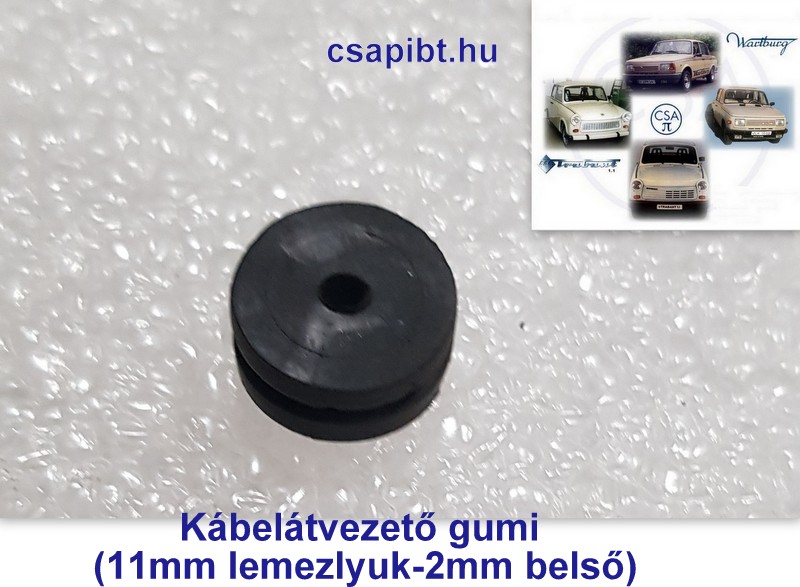 Kábelátvezető gumi 11mm/2mm